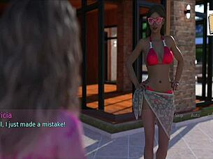 ever played a steamy game with a wife and stepmother like this?