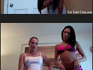 cum on my tits and lick them both clean in pov femdom