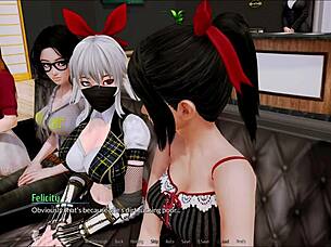 playing harem hotel 211, an anime game with hotel themes