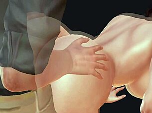 hentai 3d chick with big boobs gets fucked hard 😏