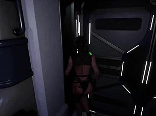 playing project werewulf with big tits action