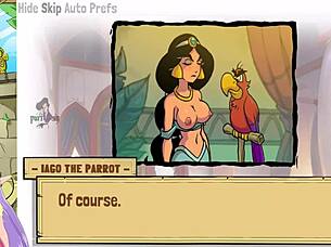 Queen Trainer Uncensored Part 2, Flirting With Jafar Seductively