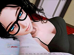 harem hotel 114 in anime game setting.