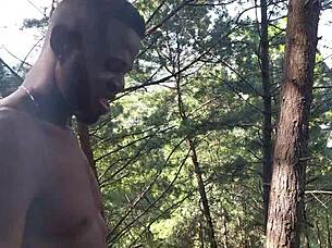 Fifty Shades Black: The Thrill Of A Jungle Walk Turning Into Passionate Threesome With Intense Penetration And Climactic Release.