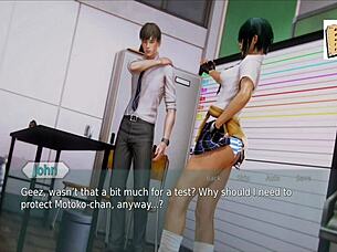 In Academy 74, the anime hentai game unfolds