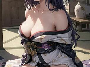 3D animated stepmom sunbathing nude with ASMR sounds