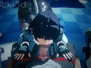 Hot Interrogation In Anime Style