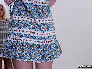 In x-sensual, lasciva makes a spectacular erotic debut with shaved pussy and doggystyle sex