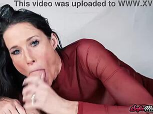 Amazing MILF Sofie Marie CRAVES CUM in POV BLOWJOB!