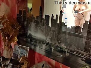 watching my girlfriend get caught showing her tits