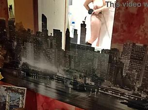 watching my girlfriend get caught showing her tits