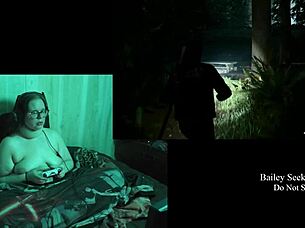 Naked Alan Wake 2 Game Playthrough Part 21 with Glasses