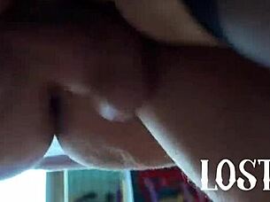 beauty fantasy about hard sex with the builder in lost place, hardcore blowjob and ass fucking with monster cock 😍