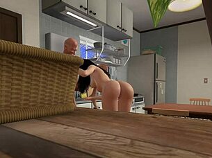 My Husband's Father Takes Me in 3D Hentai Animation