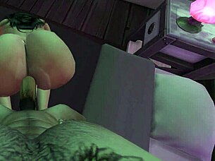 Hot wife enjoys big dick in The Sims 4