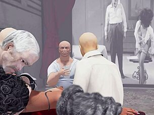 What is the married woman doing at the cinema?