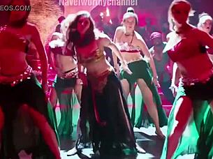 Tamanna And Zara Gorgeous Deep Navel Shakes