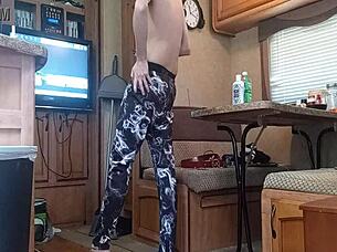 Friends Enjoying a Camping Trip Alone Together