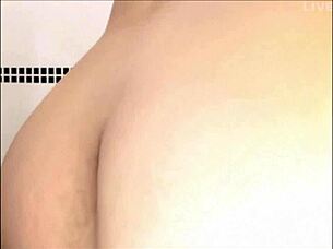 Hot and crazy woman showing off her big ass hole by winking at the camera