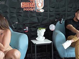 sara blonde pornstar chokes on big cock gagging during face fucking