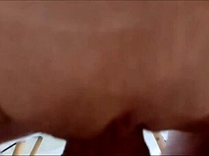 Amateur Brazilian MILF gets her ass licked and her pussy pounded hard