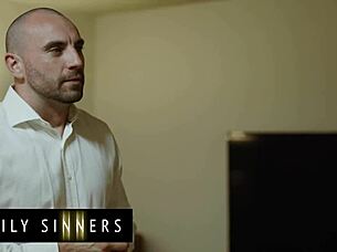 Naughty Kenna James Craves Stepdad's Monster Cock Bent Over Hardcore