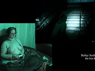 Naked Alan Wake 2 Game Playthrough Part 21 with Glasses