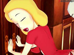 बेथ स्मिथ रिक के साथ फैंटेसी में सेक्स कर रही है