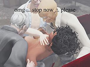 What is the married woman doing at the cinema?