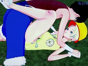 Ulti And Ms Valentine Fuck Monkey D Luffy Hard!