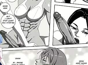 Girls Night Out Turns Wild With Futanari Action!