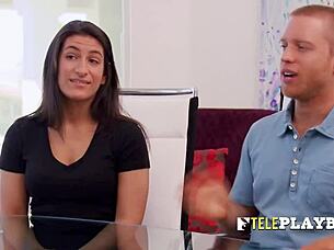 swinger couples indulging in a sensual group orgy in the red room