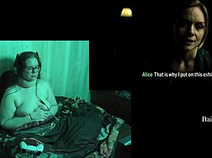 Naked Alan Wake 2 Game Playthrough Part 21 with Glasses