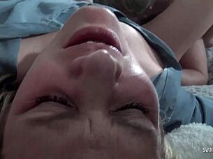 Hot Milf Heather C Payne Gives BJ Rubbing Wet Pussy