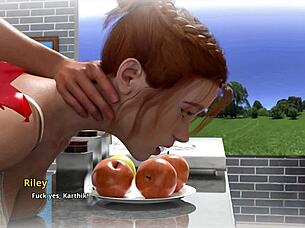 College Kings: Karthik Feels Riley's Blowjob In Dream