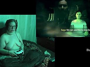 Naked Alan Wake 2 Game Playthrough Part 21 with Glasses