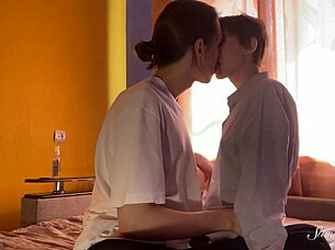 Teen cutie milks huge cock in anime