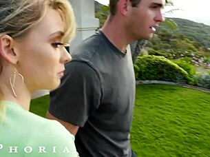 biphoria couples bisexual fantasy shows up in backyard