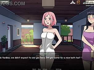 naruto kunoichi trainer game with sakura and hinata part 12
