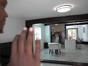 big titty blonde milf feels pleasure fucking her gardener outdoors