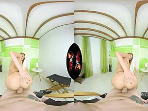 VRLatina brings you a SUPER TIGHT Latina FUCK with Veronica Leal in VR.