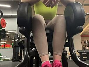 Who wants to see crazy gym fucking in public?