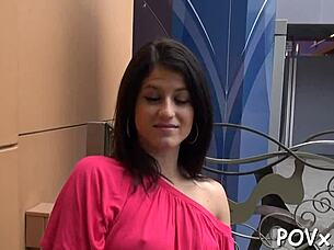 Watch Petite Teen Suck Balls Hard!