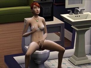 Redhead Masturbates to Brunette in Wicked Comedy