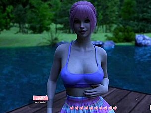 Stacy helps her hot friends to get what they deserve in a 3D cartoon