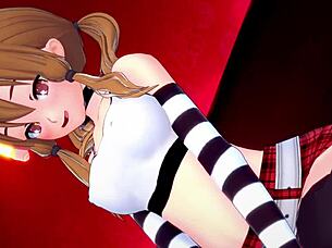 Naughty stepsister plans to play with a dick before bed, but gets fully fucked instead