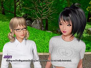 ripples full gameplay part 4 with fat curvy lesbian anime action