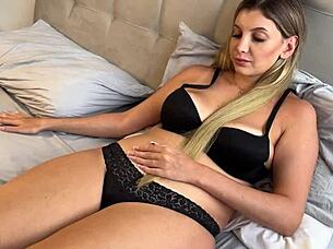 horny step son fucks his step mom after massage