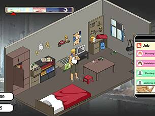 Blonde Angelika Grays Masturbates At Work