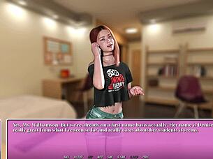 Denise The Hot Ebony Teacher In Summer